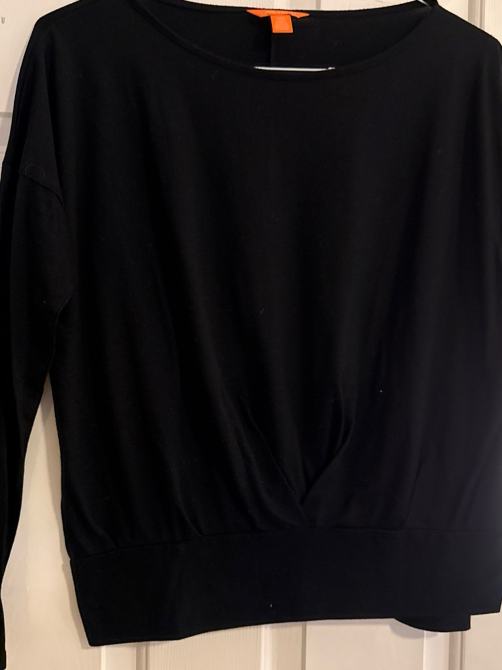 Joe Fresh Black Crewneck Long Sleeve Tee